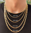18K Gold Filled 2.5mm Valentino Chain (Pack of 12)
