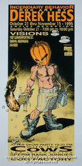 1995 Incendiary Behavior Art Show w/ Cows (95-31) Poster by Hess