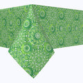 4 Leaf Clover Swirls Square Tablecloths