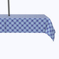 Abstract Blue Tile Design Outdoor Rectangles