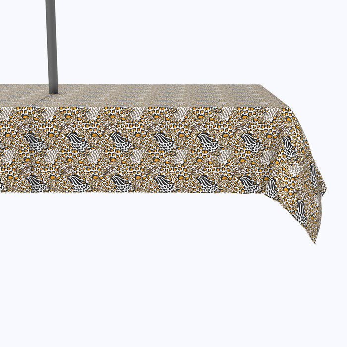 Abstract Leopard Skin Outdoor Rectangles
