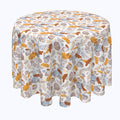Acorns Allover Round Tablecloths