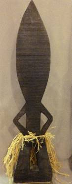Alija Dancer with Raffia Skirt