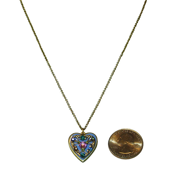 Anne Koplik My Heart to Your Heart Lavender Pendant Necklace - Belle Fleur Boutique