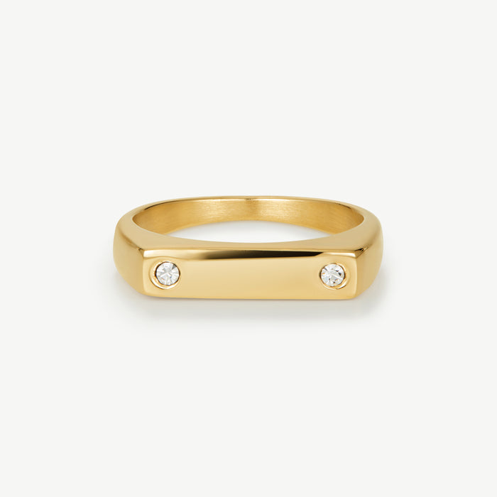 Bar Signet ring