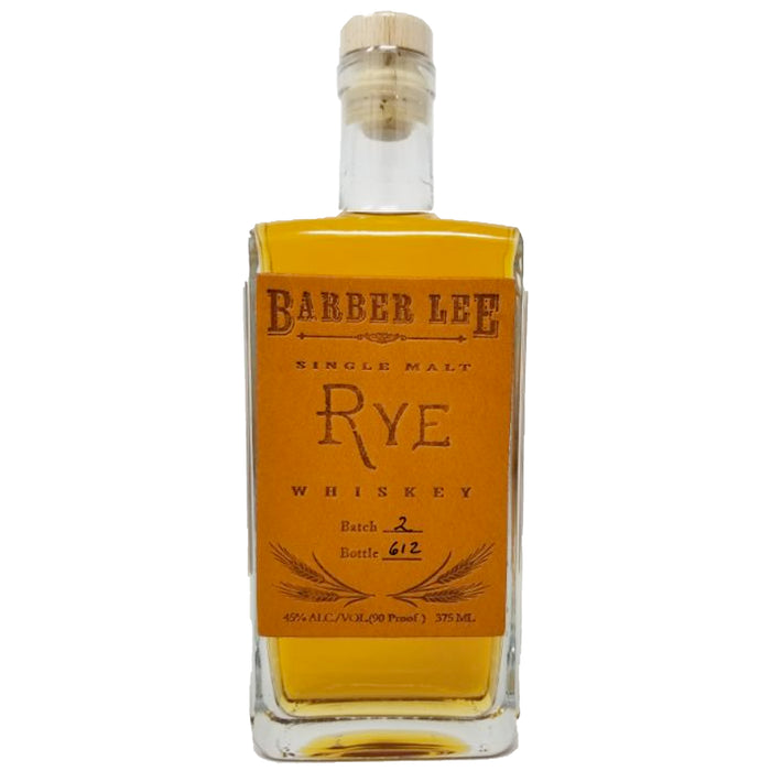 Barber Lee Single Malt Rye Whiskey