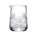Barfly Wide Base Mixing Glass 25 ounces / 740 ml shown on white silo background.