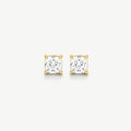 Bold Asscher Solitaire Earrings