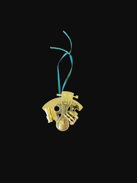 Brass Nautical Sextant Ornament