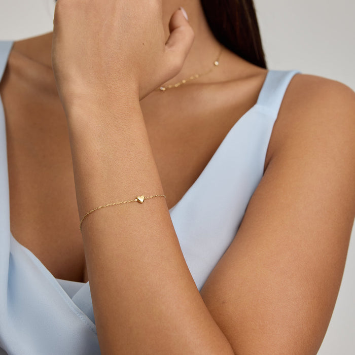 Bridesmaids Mini Heart Bracelet
