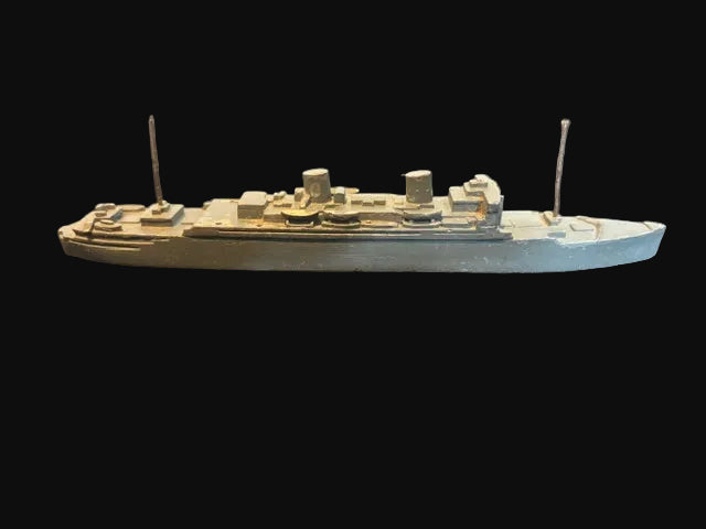 Cast Metal Ocean Liner Miniature Ship Maritime Model - Annapolis Maritime Antiques