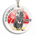 Chinese Zodiac Year of the Rat Ornament  - 2020