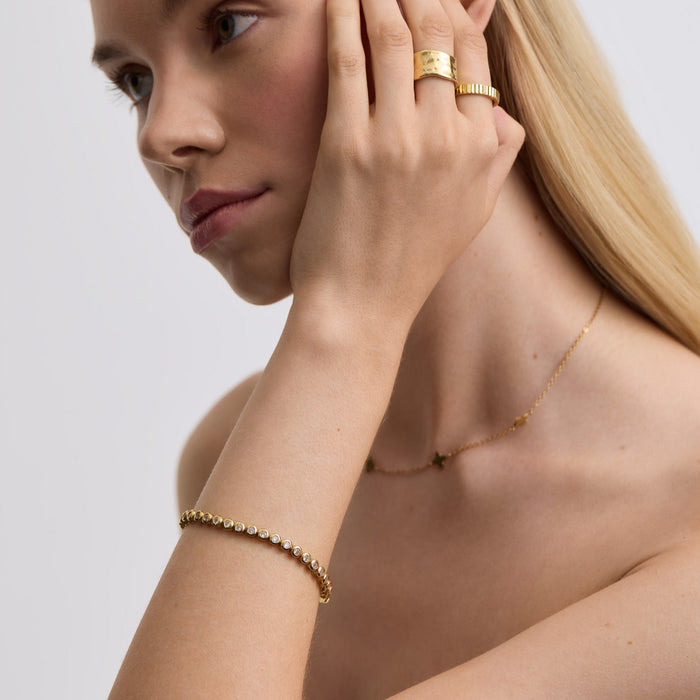 Classic Bezel Tennis Bracelet