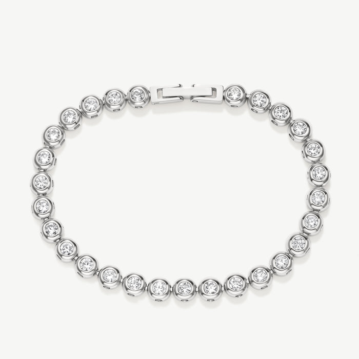 Classic Bezel Tennis Bracelet