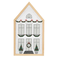 Cross Stitch Kit with Frame - Winter House-Stitched Modern