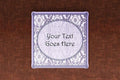 Mother's Day Gifts,Photo Home & Office - Custom Text Floral Damask Linen Table Cloth