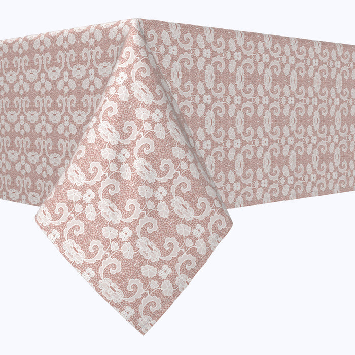 Decorative Flowers on Lace Rectangles