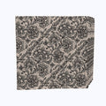 Decorative Lace Pattern Black Napkins