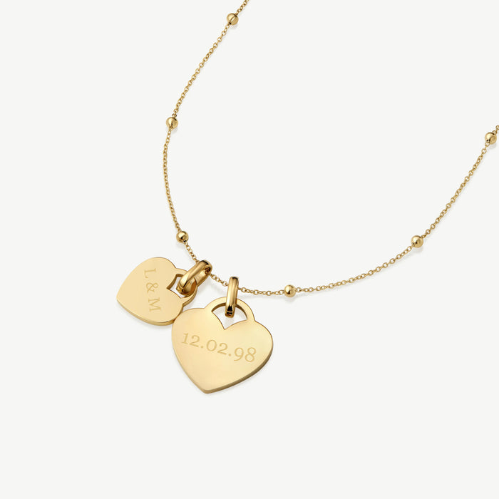 Engravable Heart Pendant