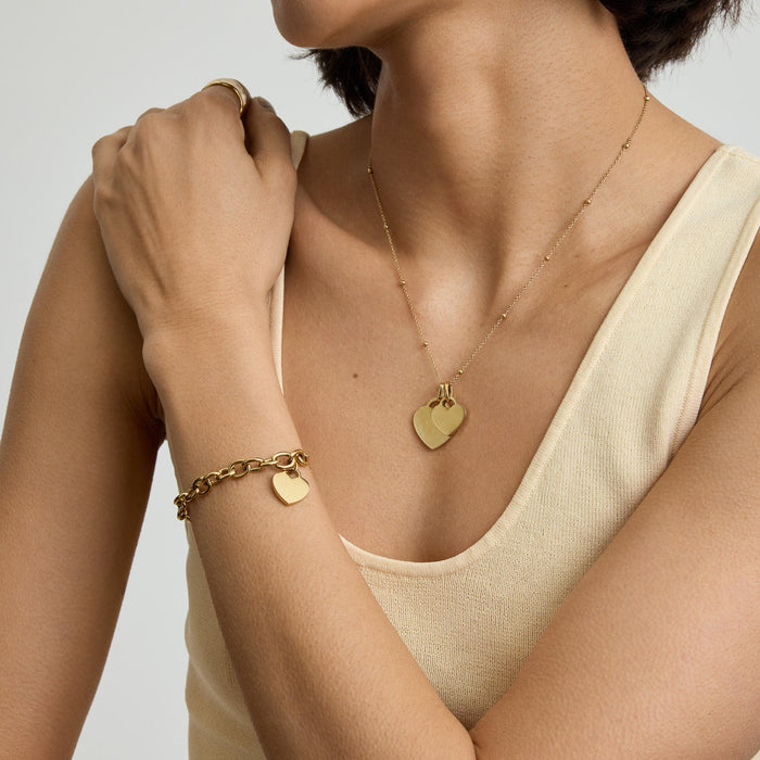 Engravable Heart Pendant