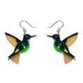 Erstwilder Dusky Starfrontlet Hummingbird Pierced Earrings ~ 2026 The Rarest Kind Collection ~