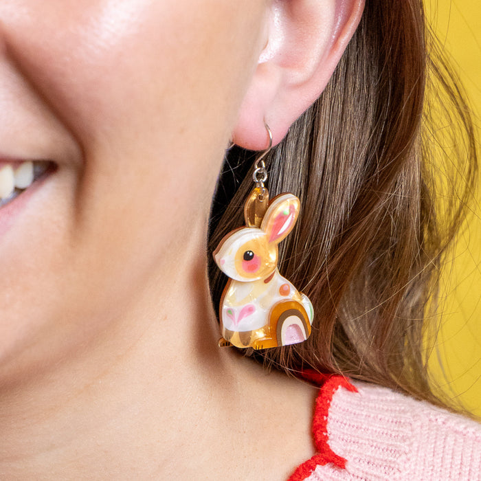 Erstwilder x Pete Cromer Maple the Bunny Drop Earrings ~2026 Easter Collection~