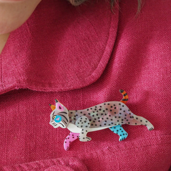 Erstwilder x Pete Cromer The Bohemian Bobcat Brooch ~North America Collection~