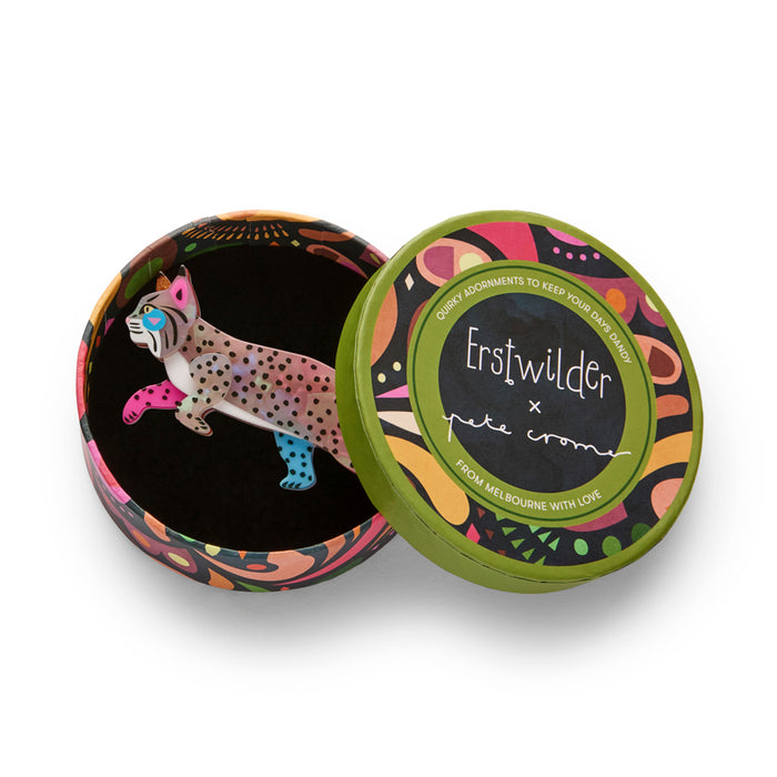 Erstwilder x Pete Cromer The Bohemian Bobcat Brooch ~North America Collection~