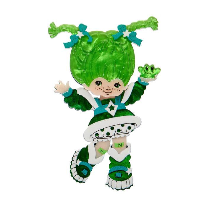 Erstwilder x Rainbow Brite Patty O'Green Brooch ~Rainbow Brite Collection~