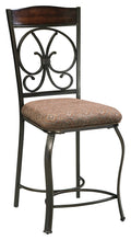 Glambrey D329-124 Brown Upholstered Barstool 4CN