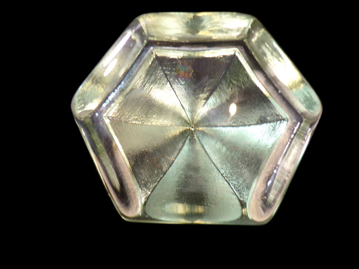 Glass Deck Prism – Hexagonal Pyramid Ship Skylight - Annapolis Maritime Antiques