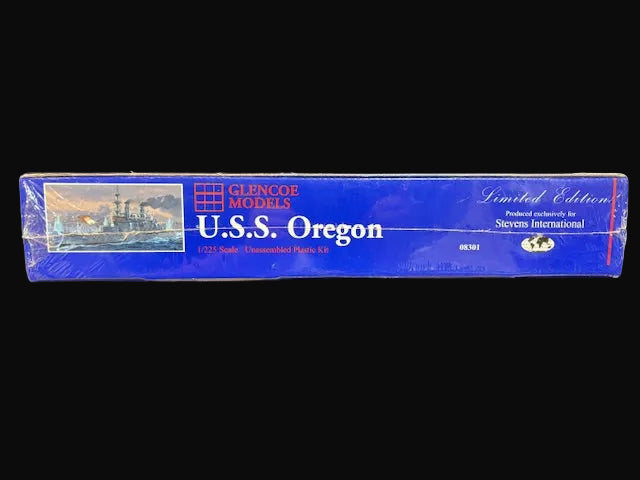 Glencoe Models 1:225 USS Oregon Battleship Plastic Model Kit – Limited Edition