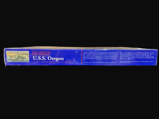 Glencoe Models 1:225 USS Oregon Battleship Plastic Model Kit – Limited Edition