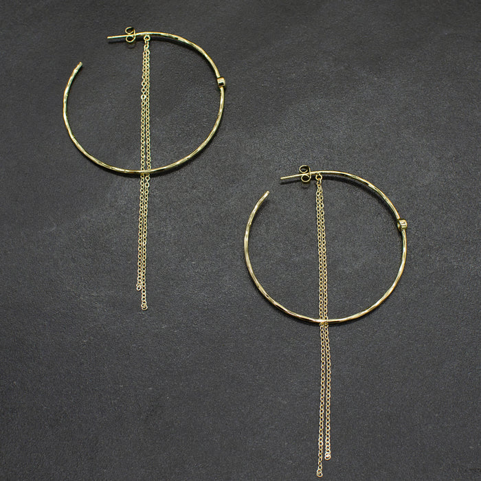 Gold Drop Earrings