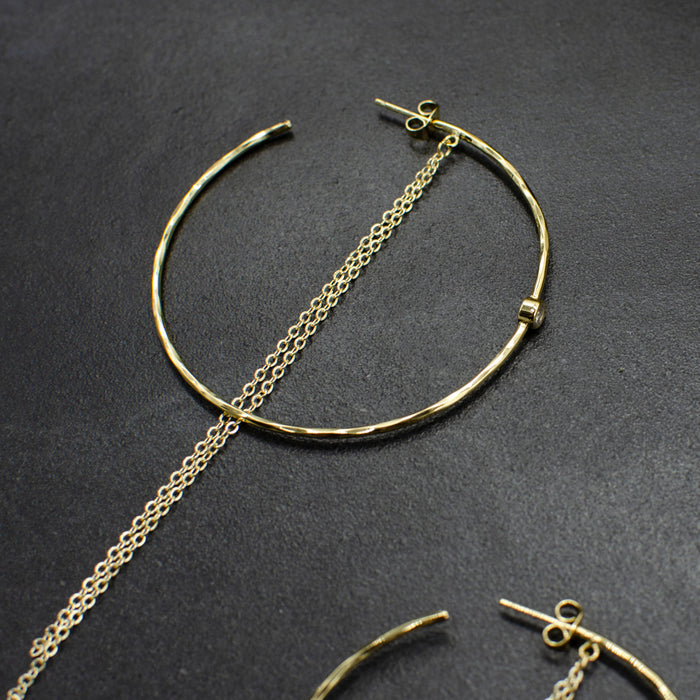 Gold Drop Earrings