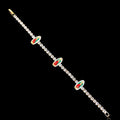 Gold Filled Oro Laminado Classic Guadalupe CZ Tennis Bracelet