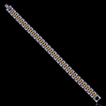 Gold Filled Stainless Steel Modern Rolx Mens Bracelet