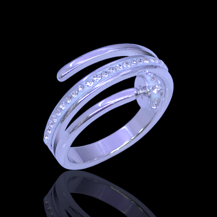 Gold Filled Stainless Steel Vienna Artisan Zirconia Ring