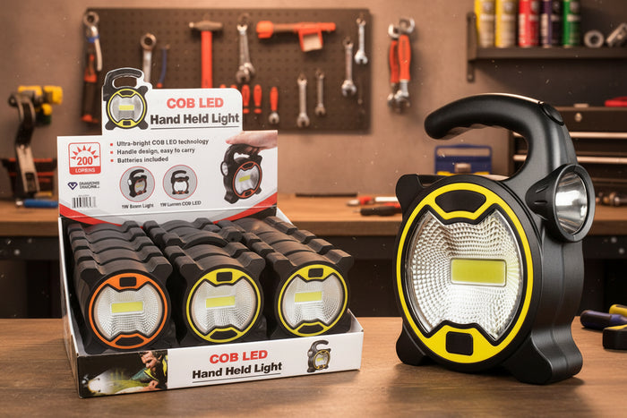 Hand-Held COB LED + LED Worklight