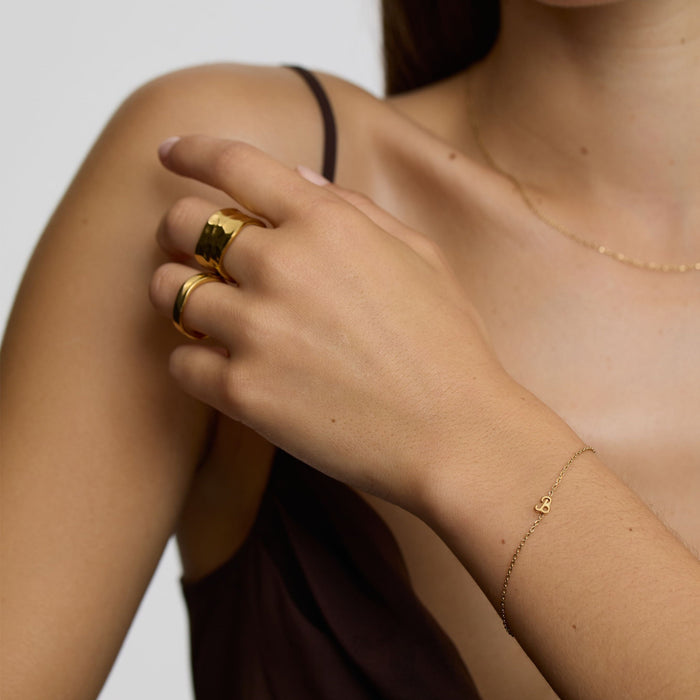 Initial Chain Bracelet