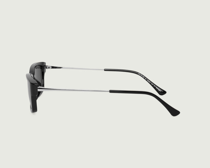 Ink::Keith Sunglasses rectangle Black recycled polyester side