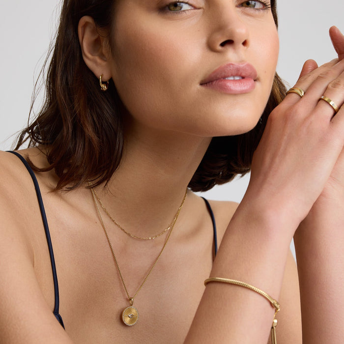 Knot Twist Mini Hoop