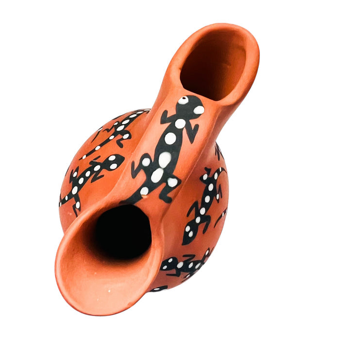 Kuutimaitsa Acoma Lizards w/Spots Pottery Vase