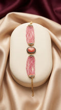 Melda Bracelets pearl Turkish bracelet with gold-tone detailing