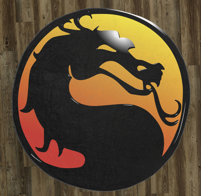 Mortal Kombat Logo 60" Round Microfiber Beach Towel