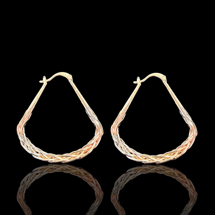 OLE 0412 -18K Gold Filled Oro Laminado EARRINGS - KUANIA