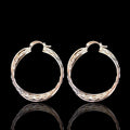 OLE 0418 -18K Gold Filled Oro Laminado EARRINGS - KUANIA