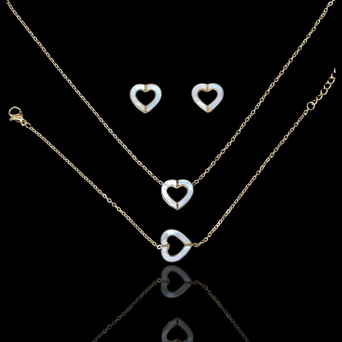 OLXS 0130 -18K Gold Filled Oro Laminado SET - KUANIA