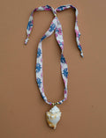 One of a Kind Conch Shell Inlay Necklace