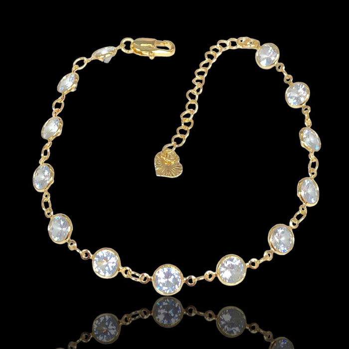 OLB 0299 (PACK OF 6) -18K Gold Filled Oro Laminado BRACELET - KUANIA